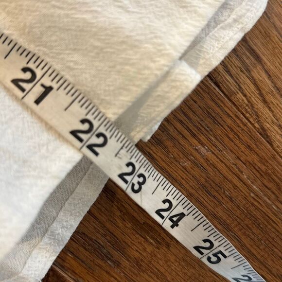 Shein NWT white ruffle sleeve embroidered blouse M - Picture 7 of 10